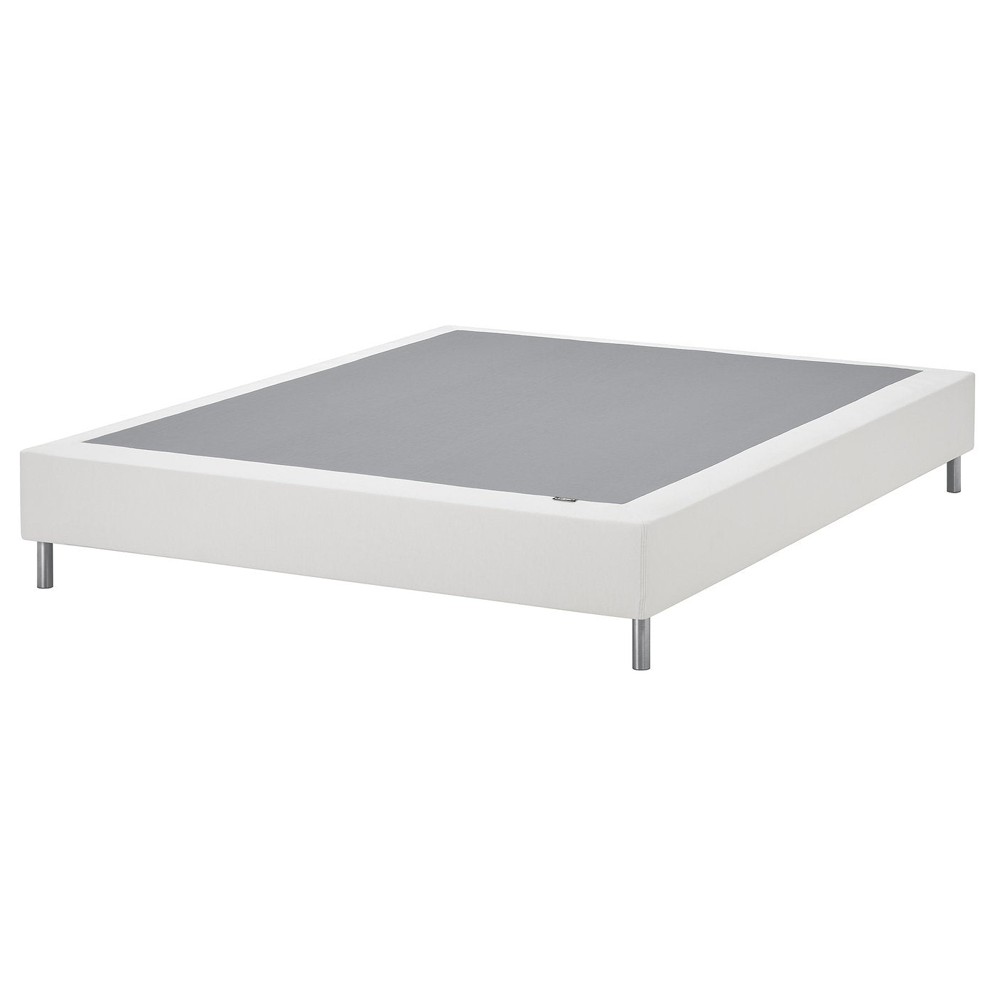 LYNGÖR slatted mattress base, incl leg/white, 140x200 cm