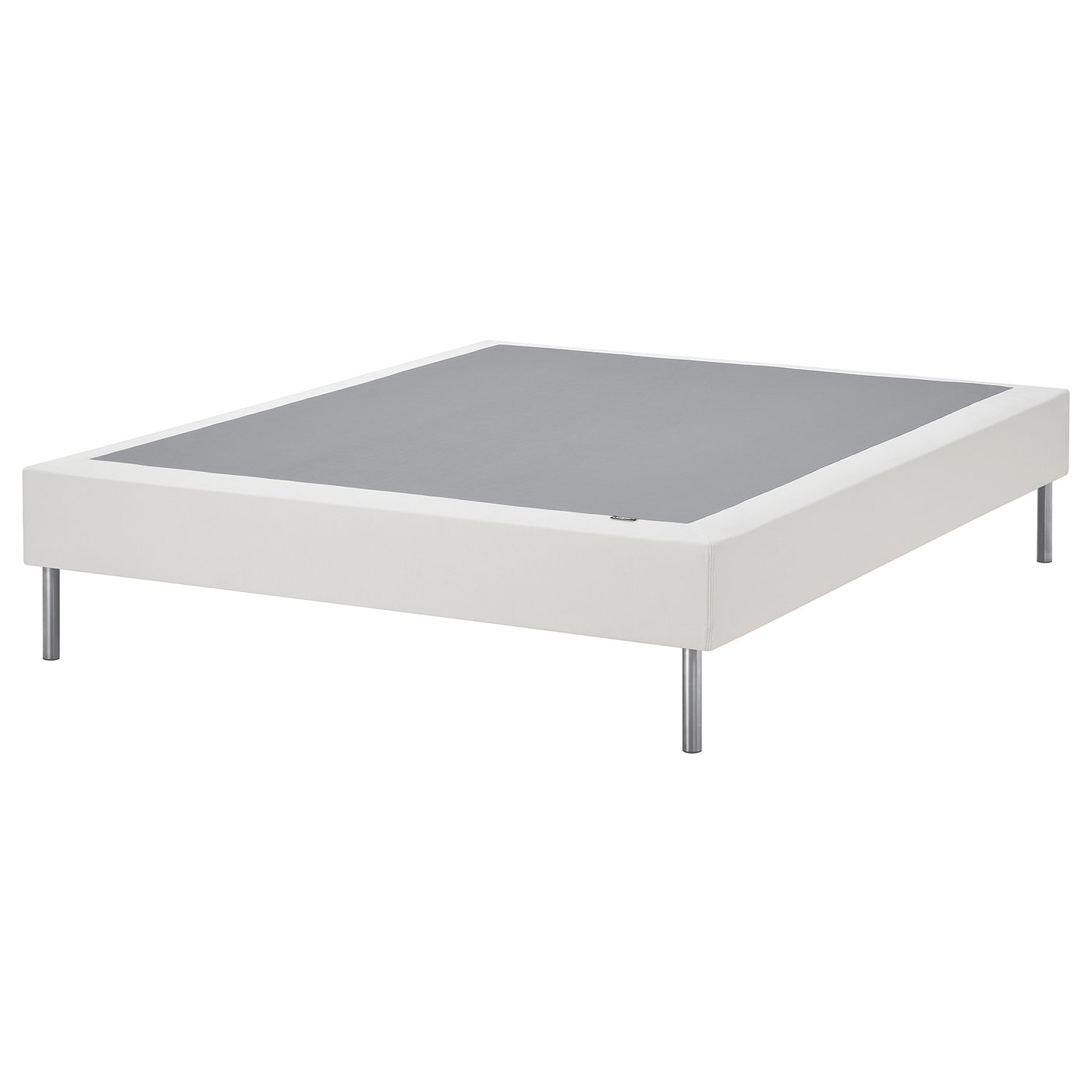 LYNGÖR slatted mattress base, incl leg/white, 160x200 cm