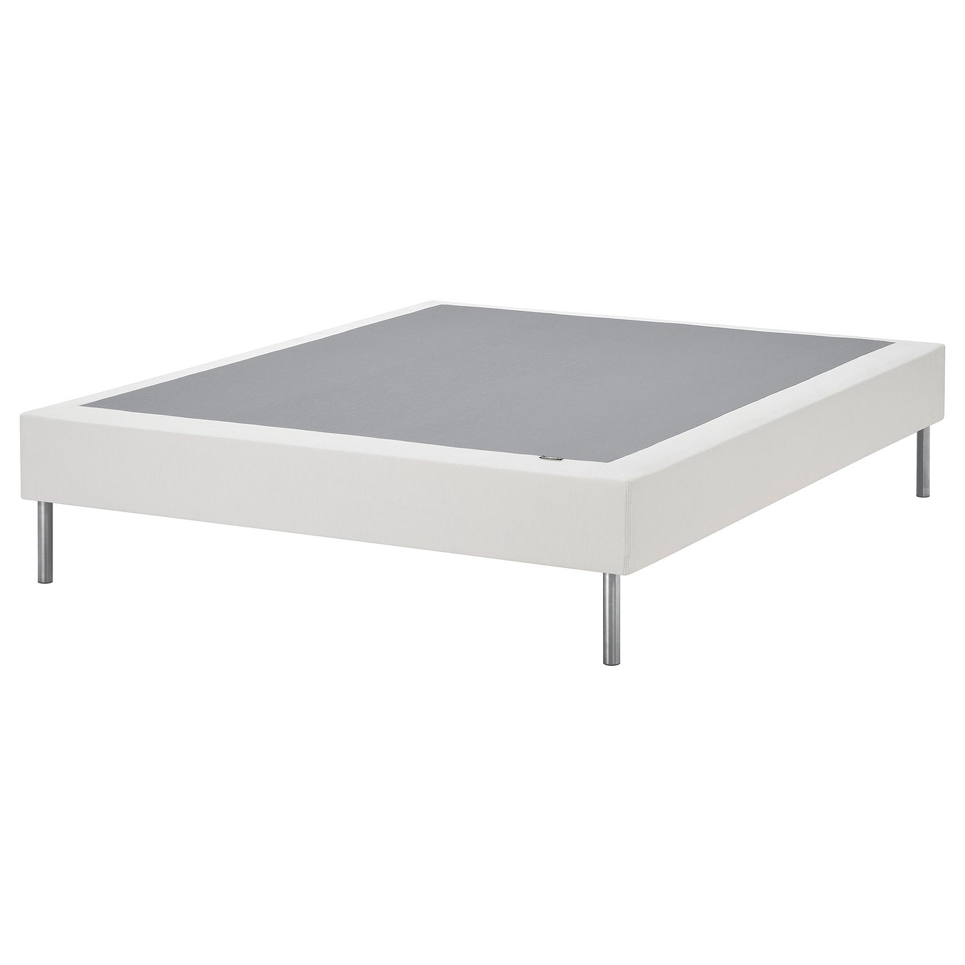 LYNGÖR slatted mattress base, incl leg/white, 140x200 cm