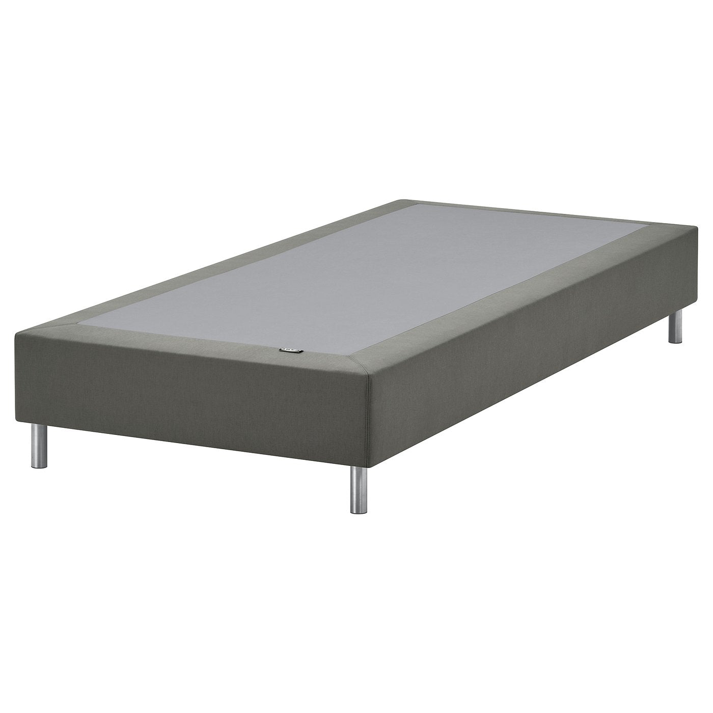 LYNGÖR slatted mattress base, incl leg/dark grey, 90x200 cm