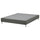 LYNGÖR slatted mattress base, incl leg/dark grey, 200x160 cm