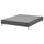 LYNGÖR slatted mattress base, incl leg/dark grey, 140x200 cm