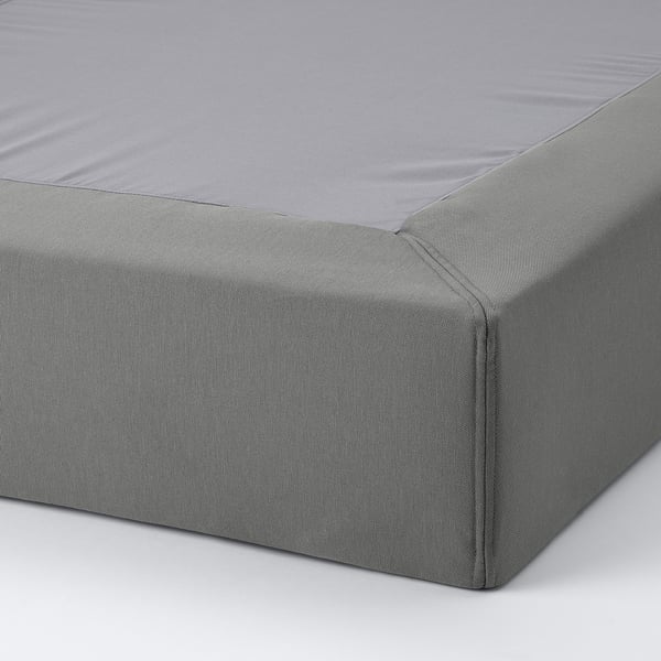 LYNGÖR cover, dark grey, 140x200 cm