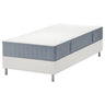 LYNGÖR divan bed, Valevåg firm/light blue white, 90x200 cm