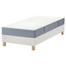 LYNGÖR divan bed, Vesteröy firm/light blue white, 90x200 cm