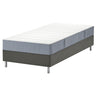 LYNGÖR divan bed, Vesteröy firm/light blue dark grey, 90x200 cm