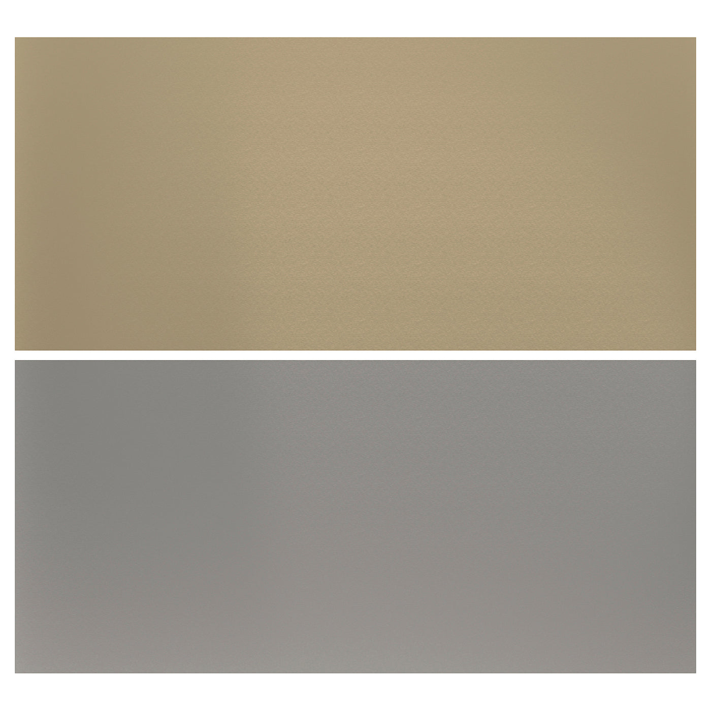 LYSEKIL wall panel, double sided stainless steel/brass, 119.6x55 cm