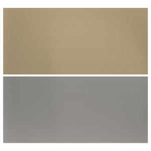 LYSEKIL wall panel, double sided stainless steel/brass, 119.6x55 cm