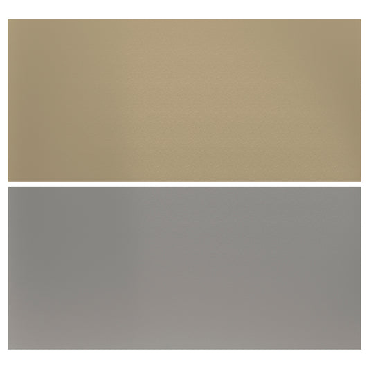 LYSEKIL wall panel, double sided stainless steel/brass, 119.6x55 cm