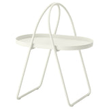 MÅBÄRSSKÄR coffee table, outdoor indoor/white, 61x41 cm