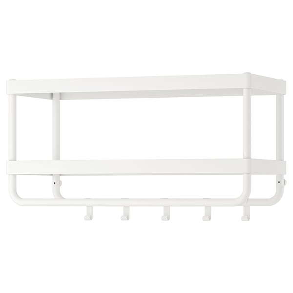 MACKAPÄR - Clothes hanger/rack, white, 78 cm