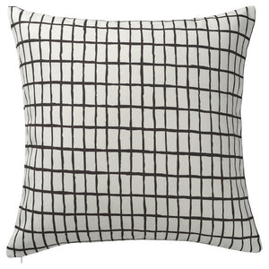 MÄSTERROT cushion cover, white/black, 50x50 cm