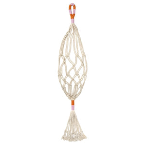MÄVINN plant pot hanger, white/handmade