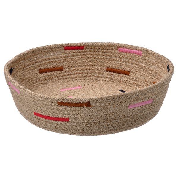 MÄVINN basket, jute, 28 cm