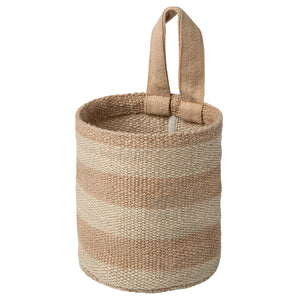 MÄVINN storage basket, jute, 12x12 cm