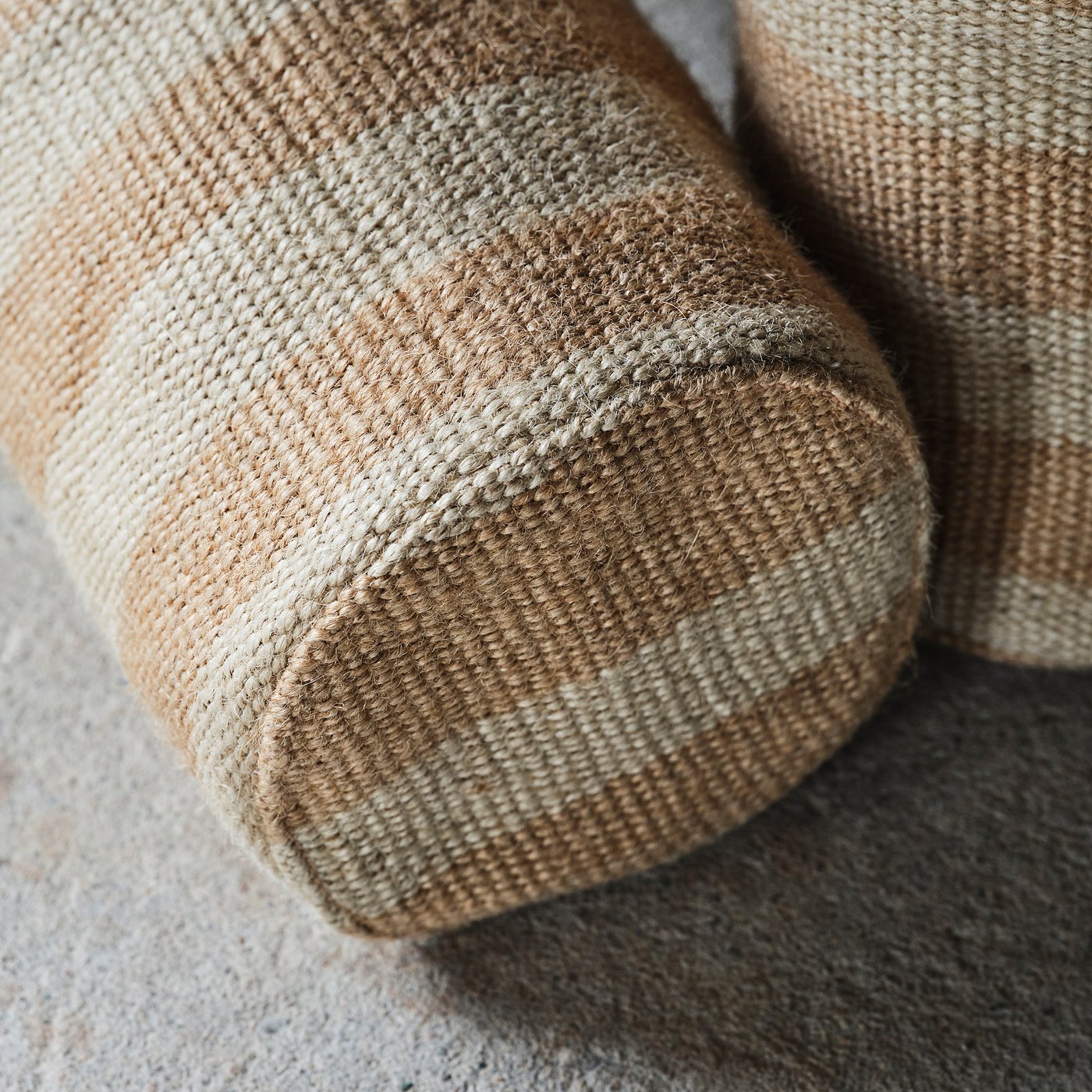 MÄVINN storage basket, jute, 12x12 cm