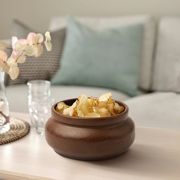 MÄVINN - MÄVINN Bowl, brown/ceramic, 16 cm