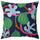 MÄVINN cushion cover, dark blue multicolour/floral pattern, 50x50 cm