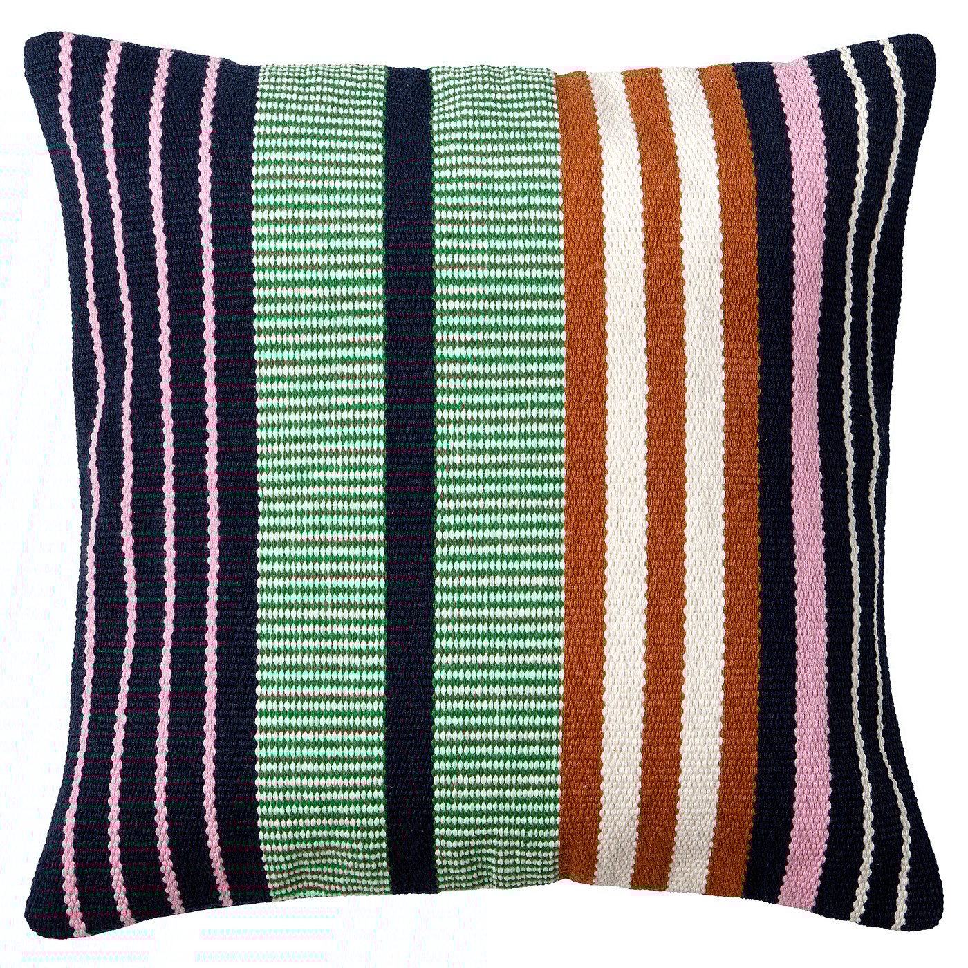 MÄVINN cushion cover, multicolour/stripe pattern, 50x50 cm