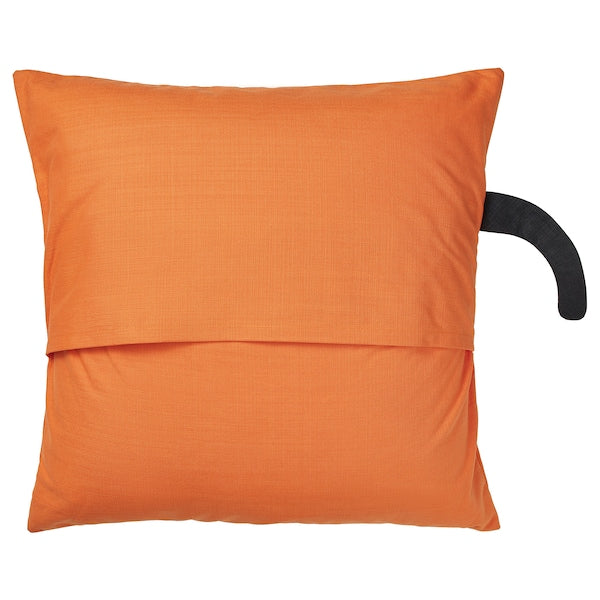 MÄVINN - Pillow cover, orange cat motif,50x50 cm