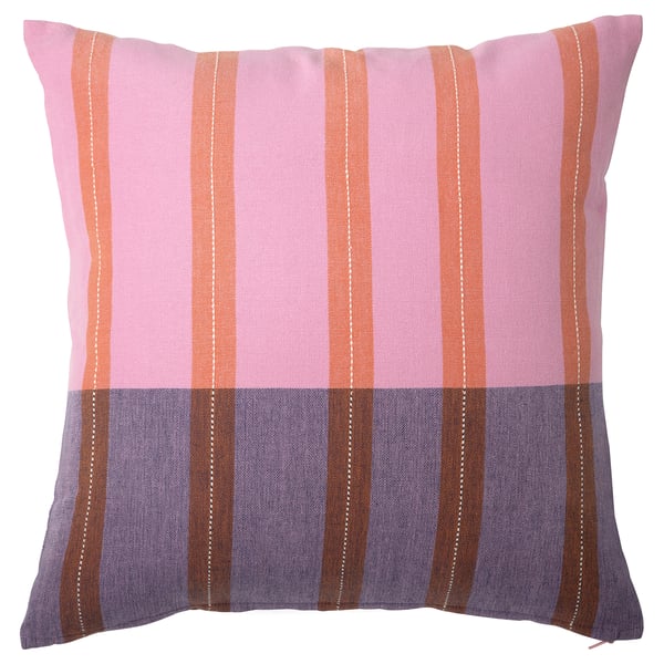 MÄVINN cushion cover, pink/orange, 50x50 cm
