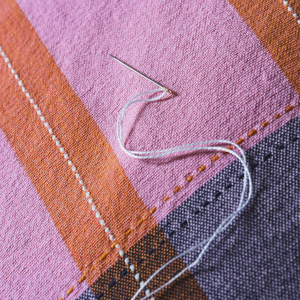 MÄVINN cushion cover, pink/orange, 50x50 cm
