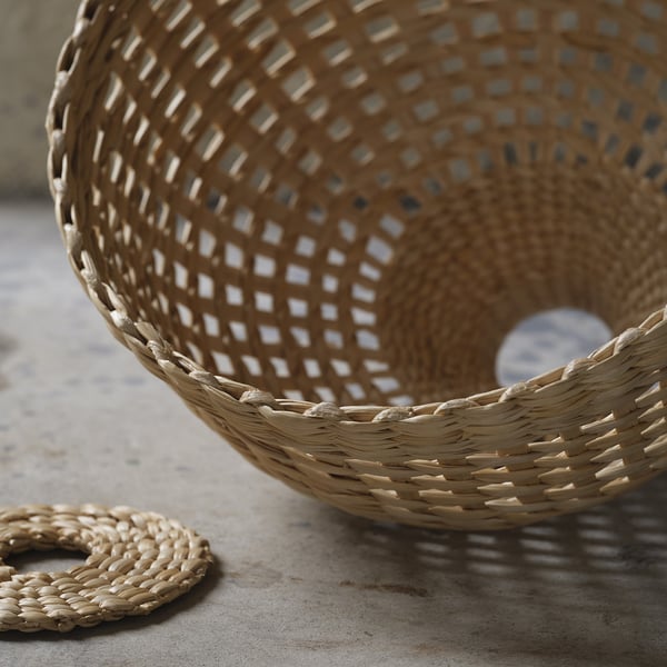 MÄVINN lamp shade, banana fibre/handmade, 35 cm
