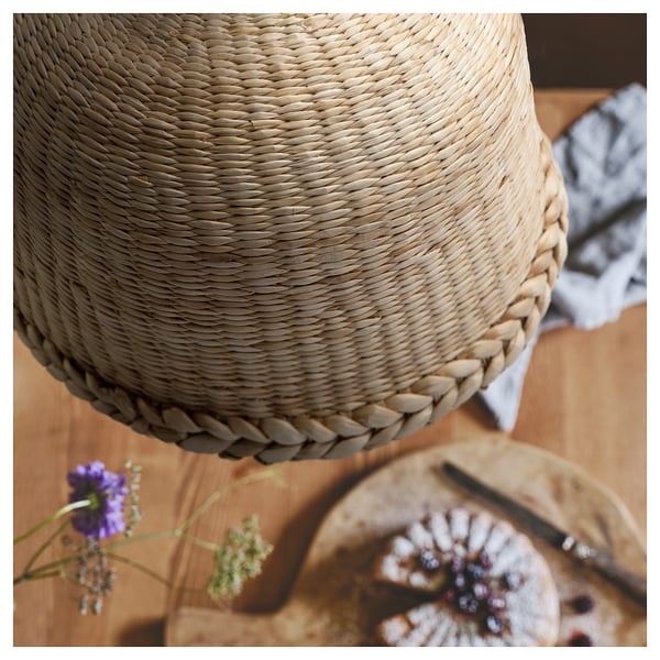 MÄVINN pendant lamp shade, banana fibre/handmade