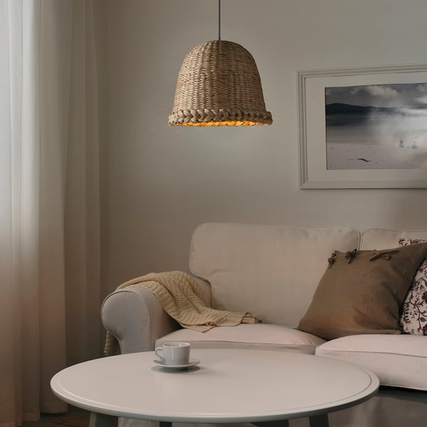 MÄVINN pendant lamp shade, banana fibre/handmade