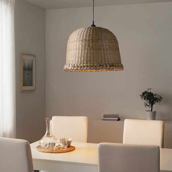 Ikea MÄVINN - Lampshade for pendant lamp, banana fibre/handmade,43 cm