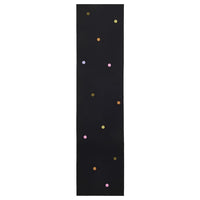 MÄVINN - Runner for bed, polka dot black,45x180 cm