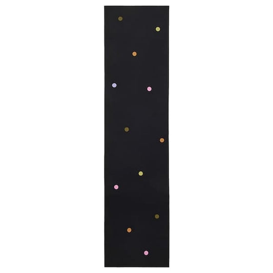 Ikea MÄVINN - Bed runner, dotted black, 45x180 cm