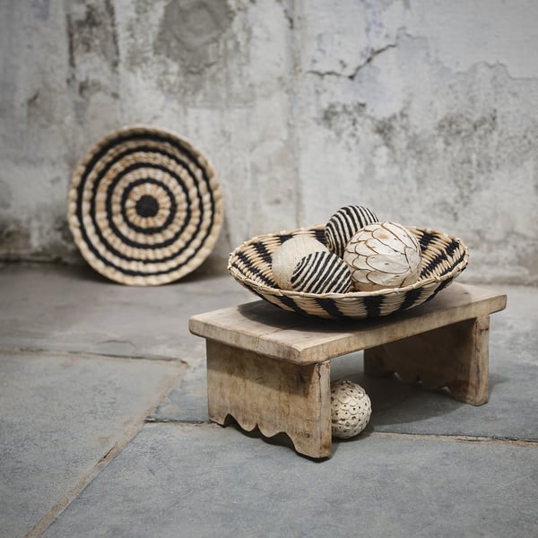 MÄVINN wall decoration, set of 2, banana fibre handmade