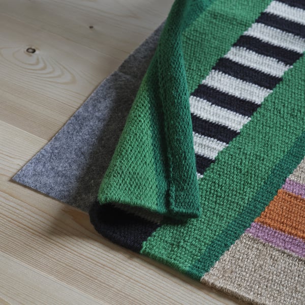 MÄVINN - MÄVINN Rug, beige/green, 170x240 cm