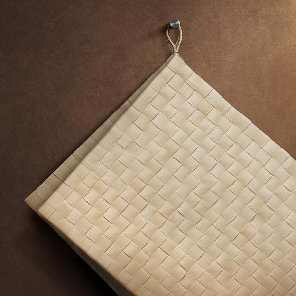 MÄVINN place mat, handmade, 44x34 cm