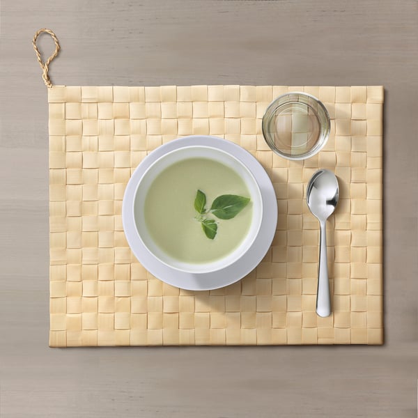 MÄVINN place mat, handmade, 44x34 cm