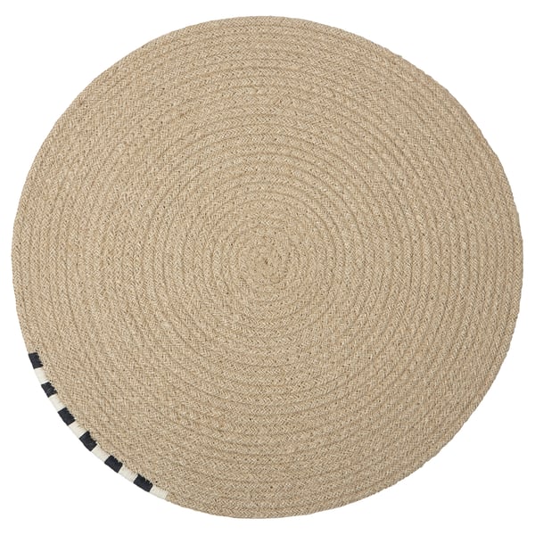 MÄVINN - MÄVINN Place mat, jute, 37 cm