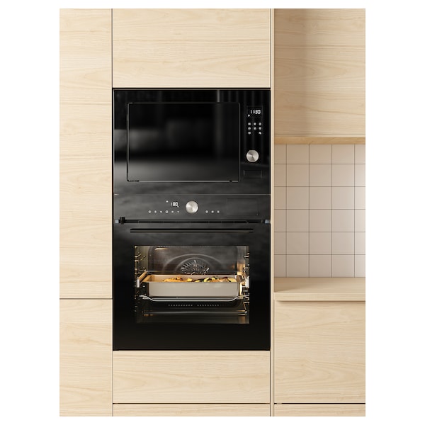 MÅGEBO - Thermoventilated oven/steam combin, IKEA 500 black ,