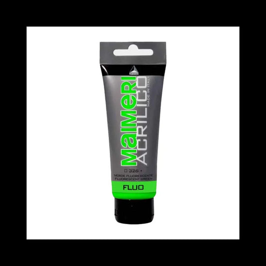 FLUORESCENT GREEN ACRYLIC PAINT 75ML