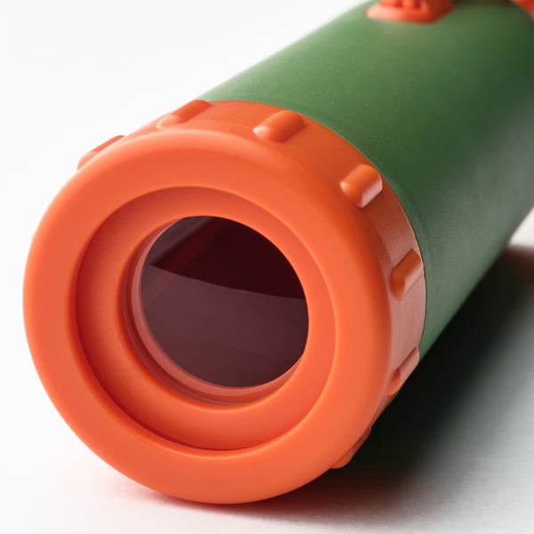 MAJBAGGE monocular, green/orange, 9.3 cm