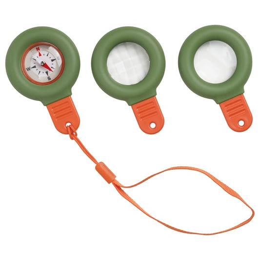 MAJBAGGE nature exploration set, 3 pieces, green/orange
