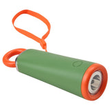 MAJBAGGE hand-powered LED torch, green/orange, 4.5 cm
