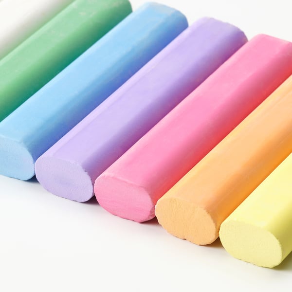MÅLA chalks, mixed colours, 9 pack