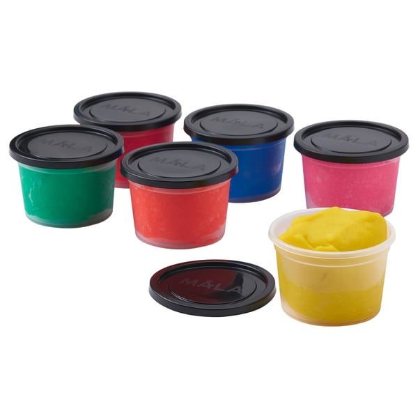 MÅLA modelling dough, mixed colours
