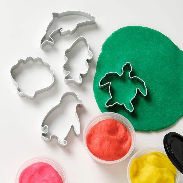 MÅLA modelling dough, mixed colours