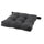 MALINDA chair pad, anthracite, 40x38x7 cm