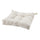 MALINDA chair pad, off-white beige/stripe pattern, 40x38x7 cm