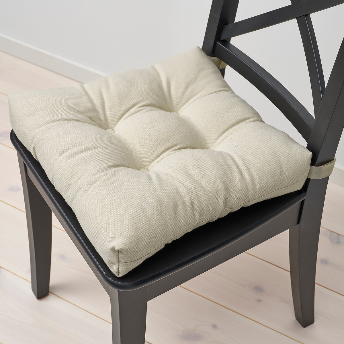 MALINDA chair pad, grey-beige, 40x38x7 cm