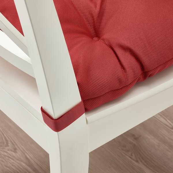 MALINDA chair cushion, dark red, 40/35x38x7 cm