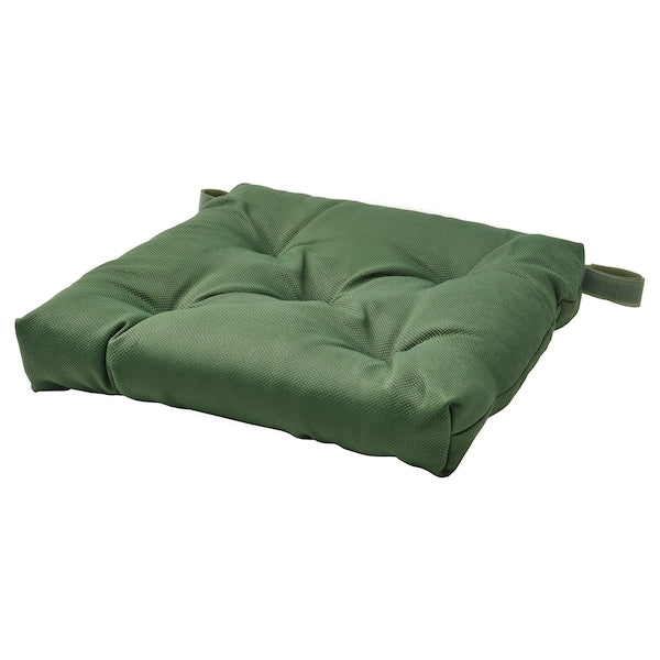 MALINDA - Chair cushion, green,40/35x38x7 cm